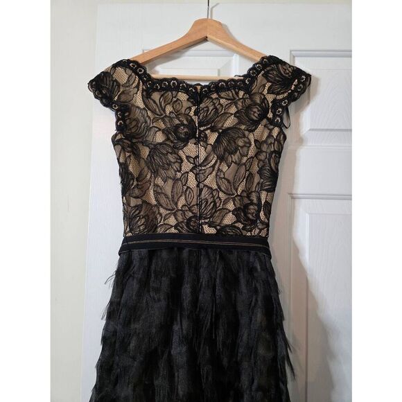 NWOT Tadashi shoji Gown, Black 2 - Picture 9 of 12